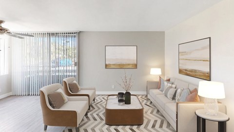 Floor plan for studio, 1 bath, 400 sqft