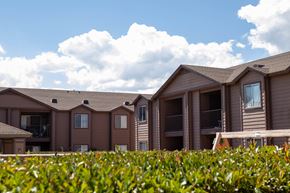 Prescott apartment for rent - Apartment landscaping at Pines at Prescott Apartments, Prescott, 86305