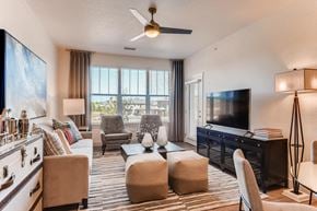 Castle Rock apartment for rent - Living Room at Auburn Brook, Castle Rock, 80109