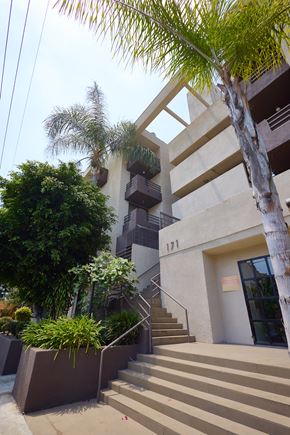 Los Angeles apartment for rent - A building with the number 112 on it.