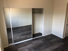 Los Angeles apartment for rent - a room with wood floors and a closet