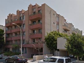 Los Angeles apartment for rent - the apartment building is shown in a photo from google maps