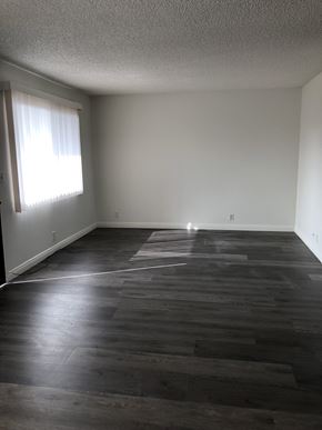 Los Angeles apartment for rent - an empty living room with wood floors and a window