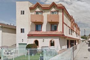 Los Angeles apartment for rent - a building with a fence in front of it