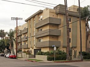 Los Angeles apartment for rent - an apartment building on the corner of a street
