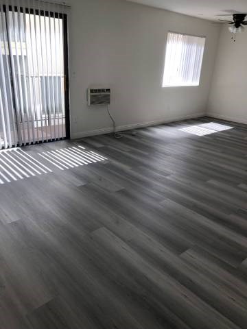 Floor plan for 1 bed, 1 bath, 600 sqft