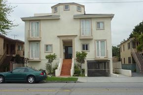 Los Angeles apartment for rent - a car is parked in front of a house