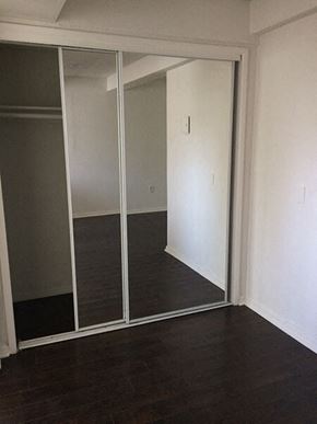 Van Nuys apartment for rent - an empty room with sliding glass doors