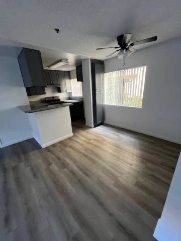 Floor plan for 1 bed, 1 bath, 550 sqft