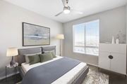 Santa Clarita apartment for rent - Bedroom with large window at The Overlook Santa Clarita, California, 91350