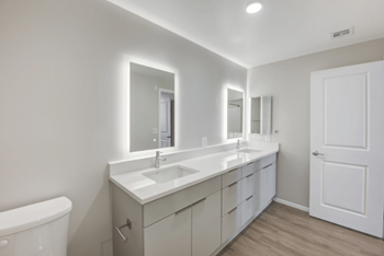 Luxurious bathroom interior