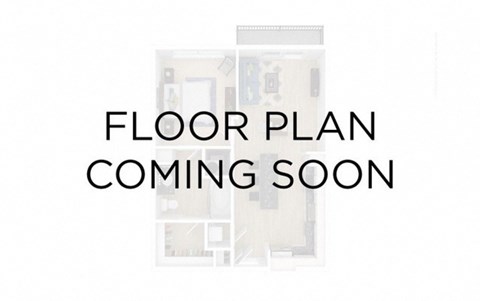 Floor plan for 1 bed, 1 bath, 775 sqft
