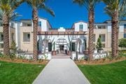 Carlsbad apartment for rent - Exterior entrance at Portola Senior Apartments, Carlsbad, CA