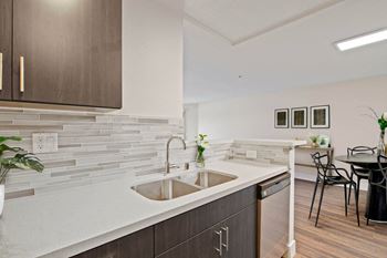 Stainless steel sink with faucet