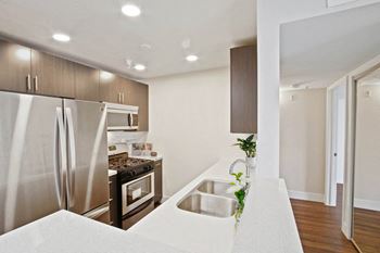 Upscale stainless steel appliances