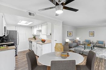 Dining and kitchen