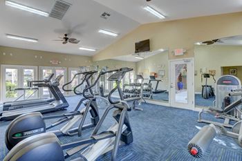 Modern fitness center