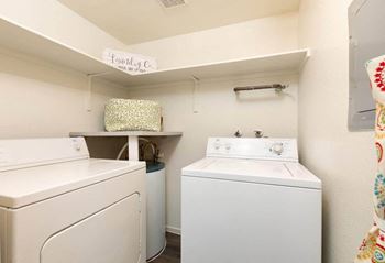 In home stacked washer/dryer