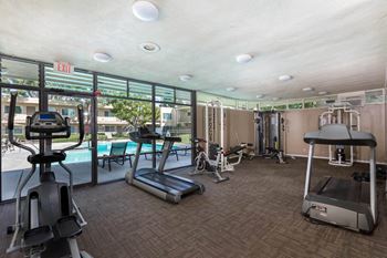 Modern fitness center
