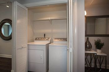 Full-sized washer and dryer