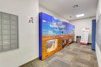Locker room