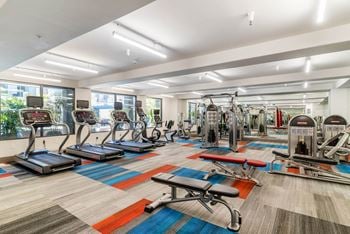 Modern fitness center
