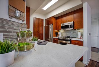 Remodeled kitchen