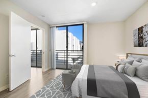 Los Angeles apartment for rent - Bedroom With Balcony at The Kenmore Los Feliz, Los Angeles