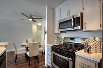 Kitchen with new appliances