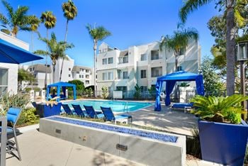 Pool with sundecks
