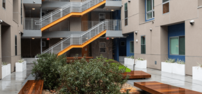 Santa Monica apartment for rent - Courtyard 1