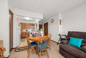Granite Falls apartment for rent - A dining room with a table and chairs.