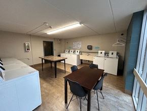 Mankato apartment for rent - a dining room with a table and chairs