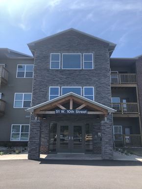 Hobart apartment for rent - a building with a street sign on the front of it