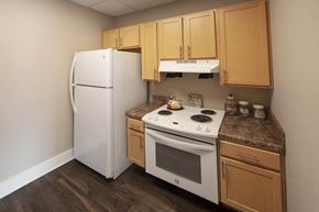 Shelbyville apartment for rent - Stainless Steel Appliances at North Harrison Senior Apts, Shelbyville, 46176