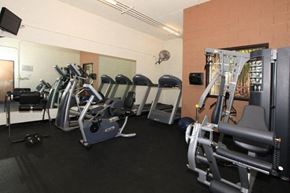 Los Angeles apartment for rent - the gym is equipped with state of the art equipment