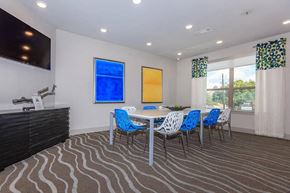 Arlington apartment for rent - a dining room with a table and chairs