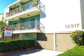 Los Angeles apartment for rent - Apartment building with balconies and a sign that says Texas Avenue.