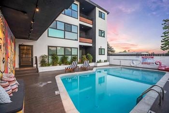 Modern outdoor pool