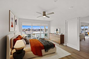 Waterfront views in select homes