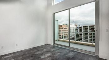 Private balconies with sliding glass doors*