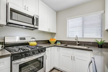 Quartz countertops & backsplashes*
