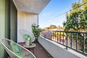 Private balconies / patios*