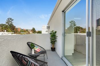 Private balconies and patios