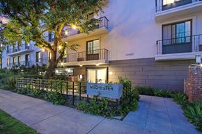 Los Angeles apartment for rent - A building with a sign that says "Chester Side" in front of it.