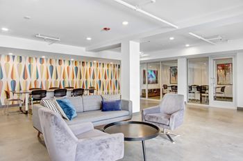 Business center with conference room