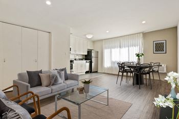 Vinyl plank flooring throughout