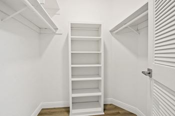 Walk-in closets*