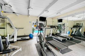 Van Nuys apartment for rent - a gym with lots of treadmills and other exercise equipment