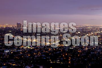 Culver City townhouse for rent - A cityscape at dusk with the text "Images Coming Soon" superimposed on it.